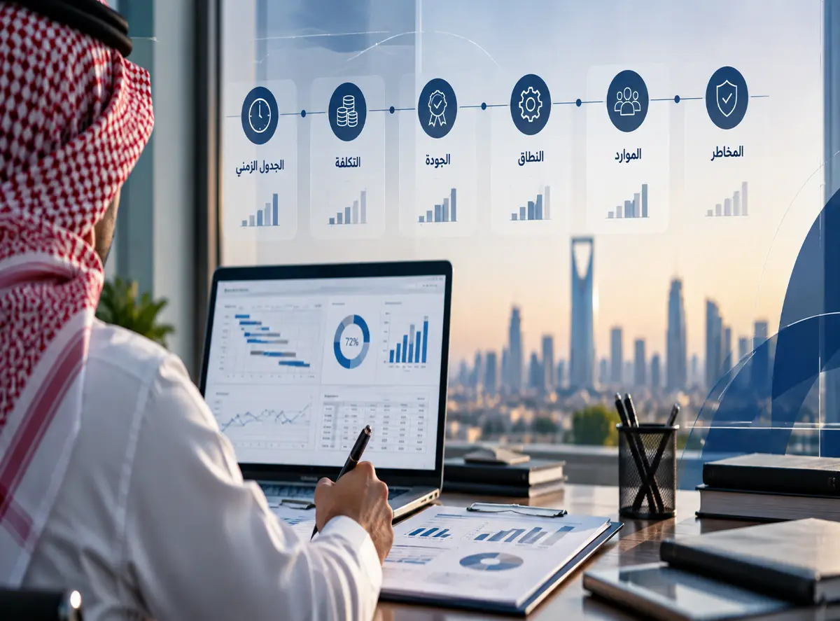 مؤشرات أداء المشاريع  أهم المؤشرات لقياس نجاح المشروع ومتابعة تنفيذه